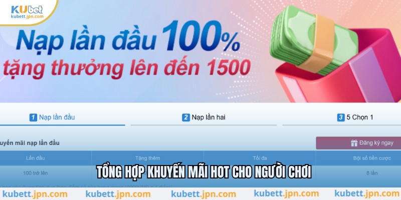Tổng hợp khuyến mãi hot cho người chơi