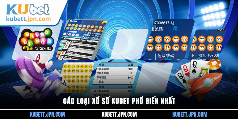 Các loại xổ số KUBET phổ biến nhất